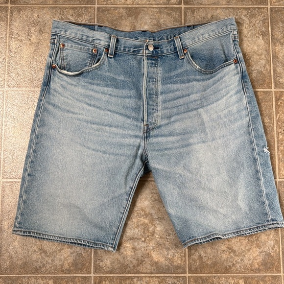 Levi’s 501 Men Buttonfly Denim Short size 38 - Picture 2 of 10